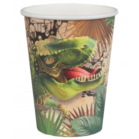 10 Gobelets dinosaure 27cl