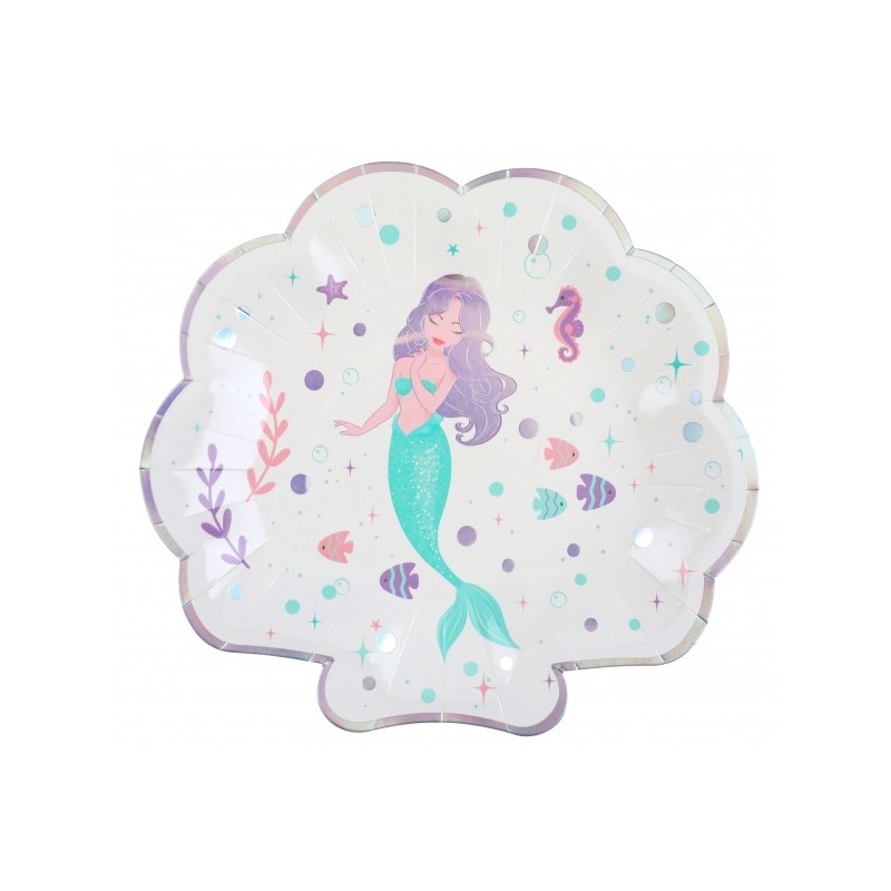 10 piatti a forma di sirena 2,7 cm x 21 cm 10 piatti a forma di sirena 2,7 cm x 21 cm