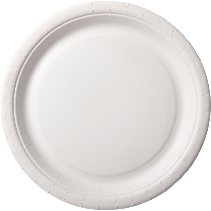 100 Assiettes en carton Ø 22cm  100 Assiettes en carton Ø 22cm