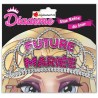Diadème "Future mariée" fuchsia.