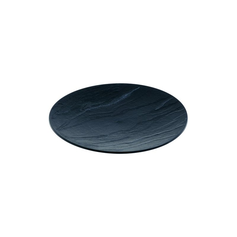Assiette Piedra noir , ronde  13, D130 mm Assiette Piedra noir , ronde  13, D130 mm