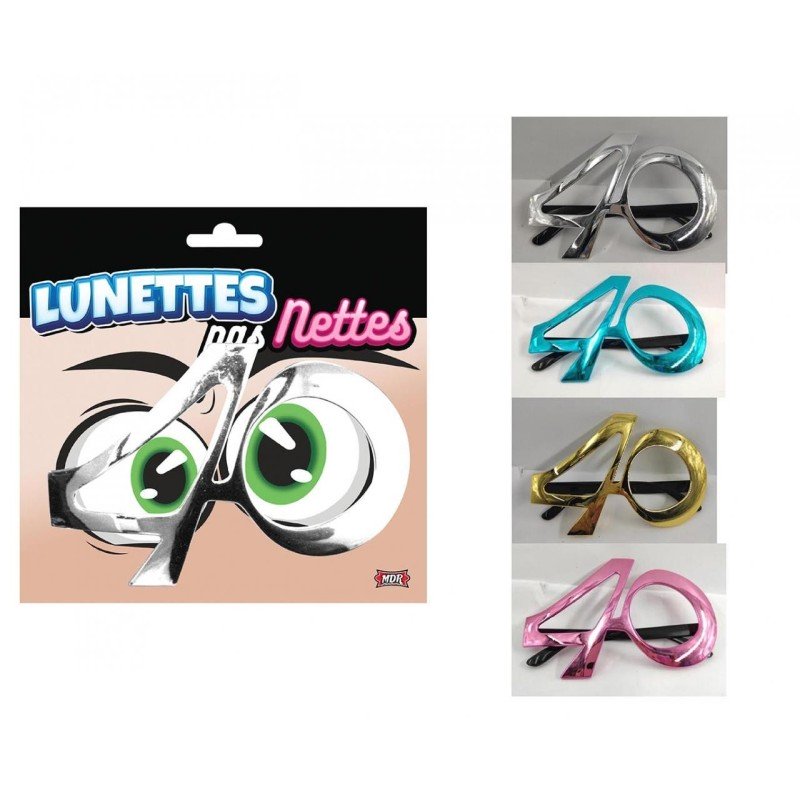 Lunettes anniversaire 40 ans Lunettes anniversaire 40 ans