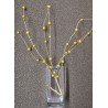 1 Branche avec boules doré, 76 cm