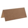 Marque place, carton, 3 x 7 cm, sachet de 10 pièces, kraft Marque place, carton, 3 x 7 cm, sachet de 10 pièces, kraft