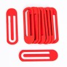 10 Pinces trombone rouge en bois 10 Pinces trombone rouge en bois