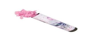 Cannone per coriandoli per nascita, con carta rosa