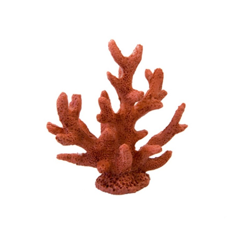 Corail en résine forme arbre, 5,5 x 5,5 x 4 cm Corail en résine forme arbre, 5,5 x 5,5 x 4 cm