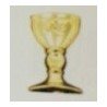Motif calice, 10 pièces, or