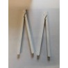 4 pinces bois, dimension 15 cm, blanc 4 pinces bois, dimension 15 cm, blanc