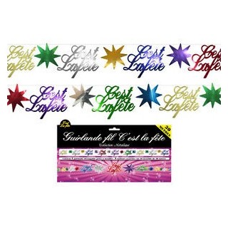 Ghirlanda di fili "C'est la fête", 30 metri