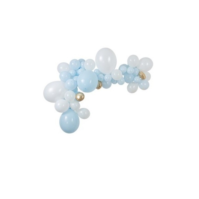 Kit arche de 57 ballons babyblue Kit arche de 57 ballons babyblue