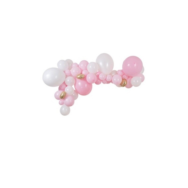 Arch-Kit mit 57 babypink Luftballons