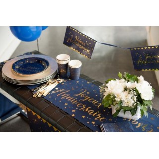Chemin de table "Joyeux Anniversaire"