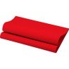 60 Serviettes Bio Dunisoft rouge, 40 x 40, 1/4