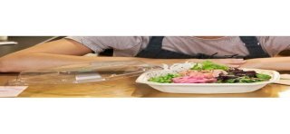 Octabagasse® 400 ml Marron 1-Comp avec couvercle transparent