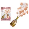 1 Kit de décoration ballons bouteille rose gold  1 Kit de décoration ballons bouteille rose gold