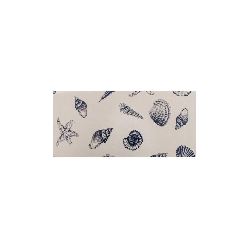 Chemin de table coquillages en lin, 28mx5m Chemin de table coquillages en lin, 28mx5m