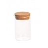 Provetta trasparente, vetro, tappo in sughero, Ø 4,5cm x 6cm Ht Provetta trasparente, vetro, tappo in sughero, Ø 4,5cm x 6cm Ht