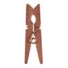 Mini clip in legno, 2,5 cm, busta da 24 pezzi, oro rosa