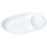 50 Teller oval, Zuckerrohr, zwei-teilig, D31 cm 50 Teller oval, Zuckerrohr, zwei-teilig, D31 cm