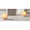 Bougeoir à LED Globe 8,4 x 10 cm