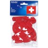 8 Luftballons mit Schweizerkreuz, Ø 75cm 8 Luftballons mit Schweizerkreuz, Ø 75cm