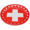 8 Piatti con croce svizzera Ø 23cm 8 Piatti con croce svizzera Ø 23cm