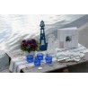 Grande faro in legno, blu, 16,5 x 6 x 38,5 cm Grande faro in legno, blu, 16,5 x 6 x 38,5 cm