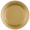 10 Assiettes Rainbow en fibres naturelles, Ø 22,5cm, or 10 Assiettes Rainbow en fibres naturelles, Ø 22,5cm, or