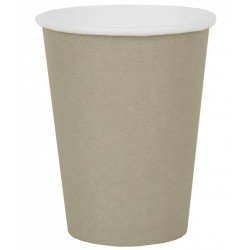 10 tazze Rainbow, cartone, tortora, ø 7,8 x 9,7 cm / 27cl