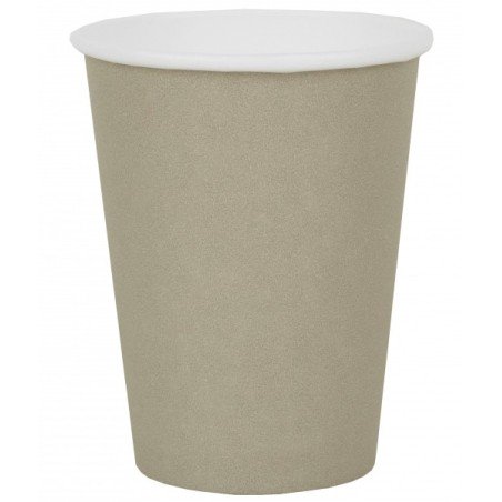 10 Gobelets Rainbow, en carton, taupe, ø 7.8 x 9.7 cm / 27cl