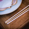 22 rosa und goldene Pappstrohhalme 19,5 cm 22 rosa und goldene Pappstrohhalme 19,5 cm
