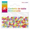 Confettis de table multicolore en papier 30 ans Confettis de table multicolore en papier 30 ans