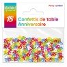 Confettis de table multicolore en papier 18 ans