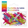Confettis de table multicolore en papier "Joyeux Anniversaire" Confettis de table multicolore en papier "Joyeux Anniversaire"