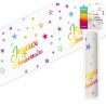 Chemin de table " Joyeux anniversaire" multicolore 28 cm x 5 mètres  Chemin de table " Joyeux anniversaire" multicolore 28 cm x 5 mètres