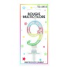 Bougie chiffre 9 multicolore Bougie chiffre 9 multicolore