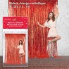 Rideau à franges métallique, rouge Rideau à franges métallique, rouge