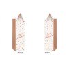 1 Sac cadeau pour bouteille "Joyeux Anniversaire"  Blanc- Rose Gold