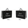 1 Sac cadeau moyen "Joyeux Anniversaire"  noir-argent