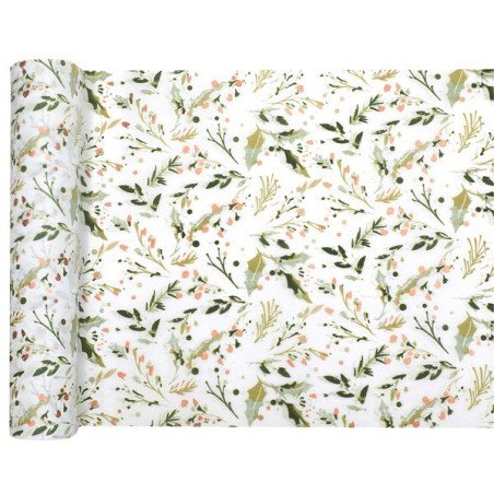 Chemin de table Houx, multicolore, 30cm x 2,5m