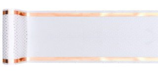 Chemin de table Passe partout, 28cm x 3m, blanc