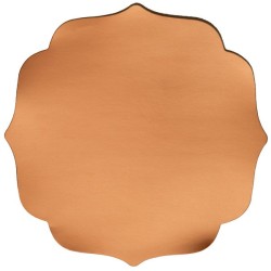 6 gezackte Tischsets, 34 x 34 cm