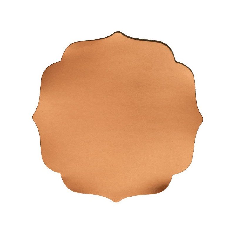 6 gezackte Tischsets, 34 x 34 cm