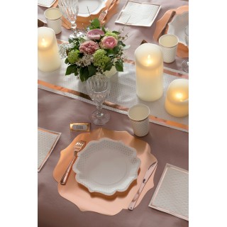 6 sets de table Festonné, 34x34cm