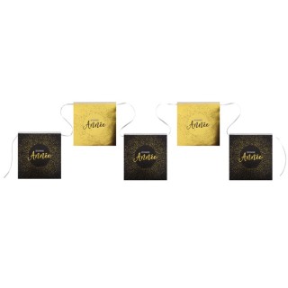 1 Banderolle "Bonne Année",  12 flags en carton 15x15cm x 5m 