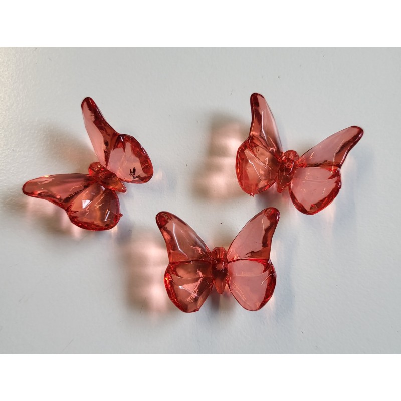 10 Petits papillons rouge  10 Petits papillons rouge