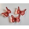10 Petits papillons rouge  10 Petits papillons rouge