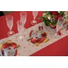 Chemin de table Père Noël, 30cm x 5m Chemin de table Père Noël, 30cm x 5m