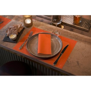 100 tovagliette Dunicel biologiche 30 x 40 cm Linnea Sun Orange